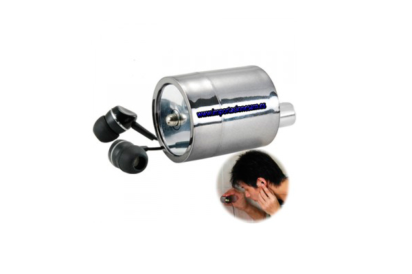 Micrófono de pared con escucha de audio