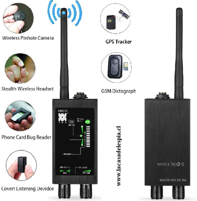 Detector cámaras y microfonos (T8000) – Setec