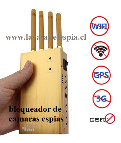 MINI Bloqueador Profesional portátil de Cámaras, GPS, WIFI, Celulares –  Casa del Espía